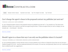 Tablet Screenshot of bookcontracts.com